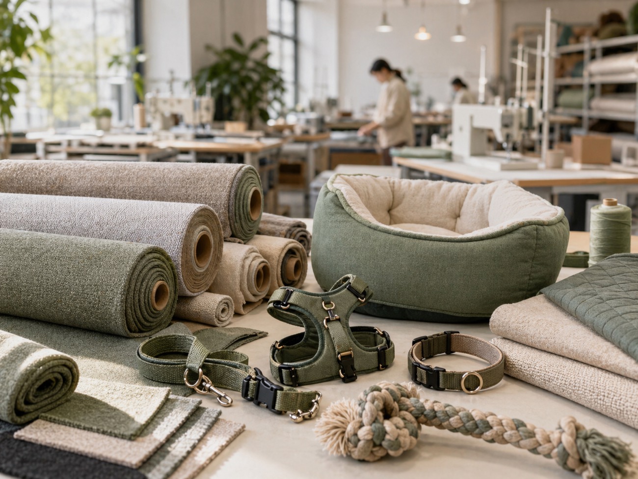 Sustainable textile production center